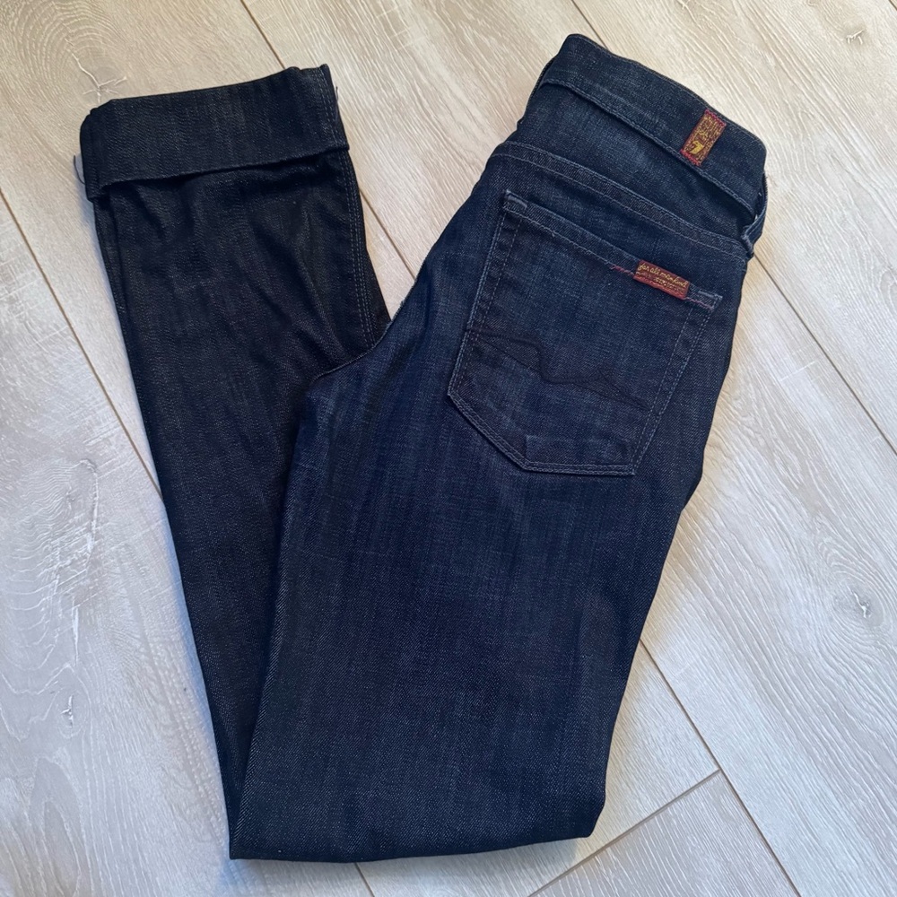 7 For All Mankind Women Jeans Cropped/ Cuffed
